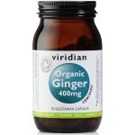 Viridian Organic Ginger 400 mg 90 kapslí – Hledejceny.cz