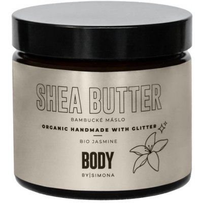 Beauty By Simona Bio Jasmine organické ručně vyráběné bambucké máslo se třpytkami 250 ml – Zboží Dáma Beauty By Simona Bio Jasmine organické ručně vyráběné bambucké máslo se třpytkami 250 ml – Zboží Dáma