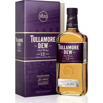 Tullamore Dew 12y 40% 0,7 l (holá láhev)