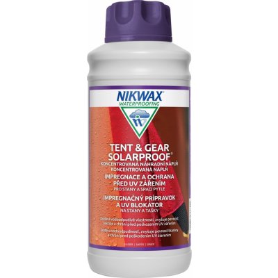 Nikwax Tent & Gear Solar Proof 1000 ml – Zboží Mobilmania