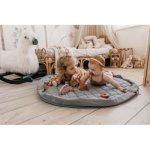 Play & Go Noomad Soft Podložka na hraní Organic Dusty Blue – Zboží Mobilmania