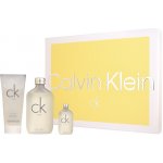 Calvin Klein CK One EDT 100 ml + sprchový gel 100 ml + EDT 15 ml dárková sada – Sleviste.cz