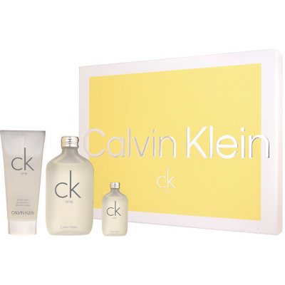 Calvin Klein CK One EDT 100 ml + sprchový gel 100 ml + EDT 15 ml dárková sada – Sleviste.cz