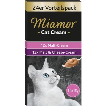 Finnern Miamor Cat Confect Malt Cream 24 x 15 g