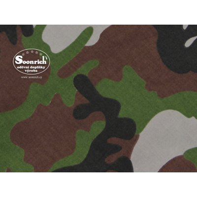 Soonrich látka na patchwork maskáč vojenský ptw263 – Zboží Dáma