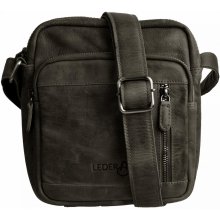 LederArt kožená pánská taška přes rameno černá LA-1701