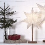 Star trading Stolní lampa hvězda Karo V.55cm bílá – Hledejceny.cz