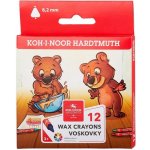Koh-i-noor voskovky trojhranné 12 barev – Zboží Dáma