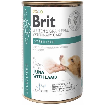 Brit Veterinary Diet Dog Gluten & Grain free Sterilised Tuna with Lamb 400 g – Hledejceny.cz