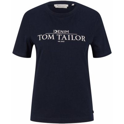 Tom Tailor Denim Triko Modrá
