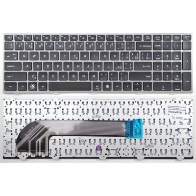 česká klávesnice HP Probook 4540 4540S 4545 4545S černá/stříbrná US/CZ/SK dotisk – Zboží Mobilmania