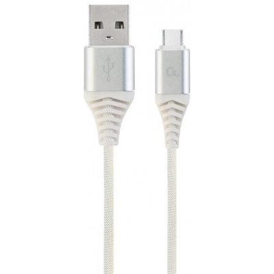 Xpert KAB05133M USB 2.0 AM na Type-C AM/CM, 1m, bílo-strříbrný – Zboží Mobilmania