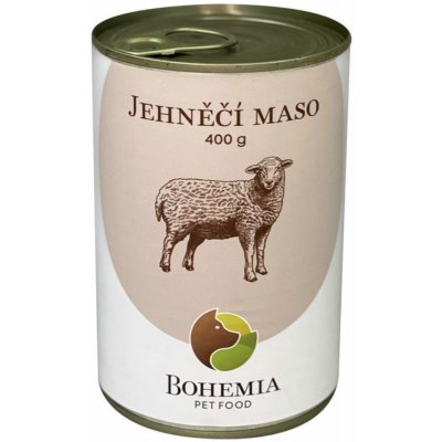 BOHEMIA MASO Jehněčí ve vlastní šťávě 400g – Zboží Dáma