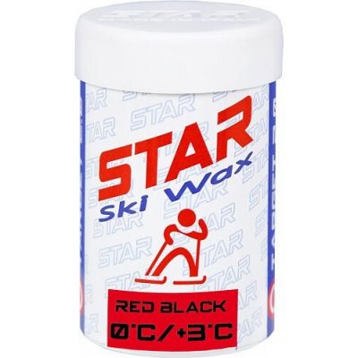 Star Ski Wax Stick red black 45 g – Zboží Mobilmania
