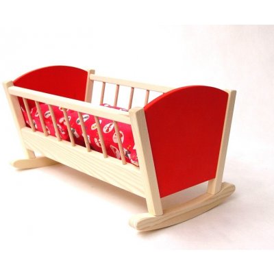 CEEDA CAVITY Dřevěná Kolébka pro panenky barevná – Zbozi.Blesk.cz