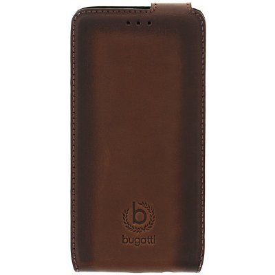 Pouzdro Bugatti Amsterdam Flip Samsung Galaxy A3 hnědé