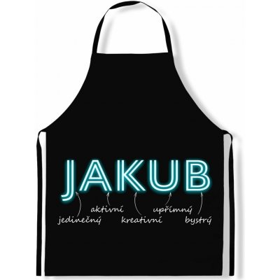IMPAR Zástěra Mužská jména Neon Jakub – Hledejceny.cz
