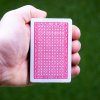 Hrací karty - poker Fournier 2826 plastové Červená