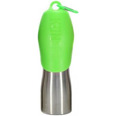 KONG H2O Fľaša na vodu nerezová pre psa 740 ml 25 oz Stainless Steel Bottle Green – Zboží Mobilmania