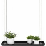 Esschert Design Závěs na květiny WINDOW DRESSING 38 x 15 cm černá – Zboží Dáma