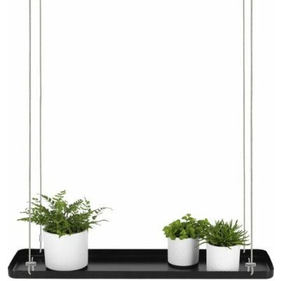 Esschert Design Závěs na květiny WINDOW DRESSING 38 x 15 cm černá – Zboží Mobilmania