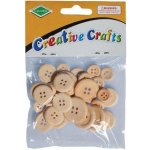 Dřevěné knoflíky (30ks) – Hledejceny.cz