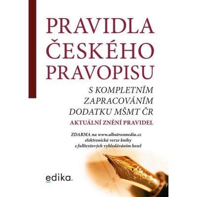 Pravidla českého pravopisu s kompletním zapracováním MŠMT ČR - TZ-one – Hledejceny.cz