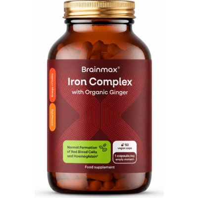 BrainMax Iron Complex 50 kapslí – Hledejceny.cz