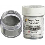 Sugarflair Třpyt dark silver 10 g – Hledejceny.cz