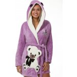 Dámský župan huňatý Méďa 1z1064. fialová – Zboží Mobilmania