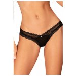 Obsessive Medilla Thong Black – Zboží Mobilmania