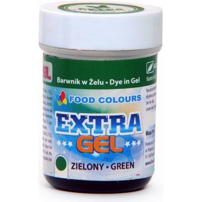 Food Colours Gelová barva Extra Green extra zelená 35 g – Sleviste.cz