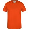 Pánské Tričko Pánské tričko Basic 180 JN790 Oranžová