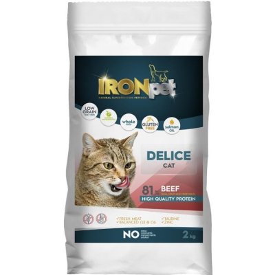 IRONpet Cat Delice Beef 2 kg
