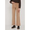 Dámské klasické kalhoty United Colors of Benetton high waist 4NIADF05H.34A hnědé