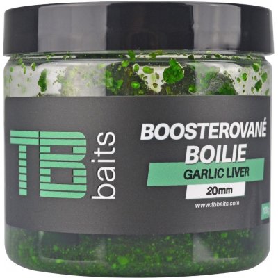 TB Baits Boosterované boilies Garlic Liver 120 g 20 mm – Zboží Dáma