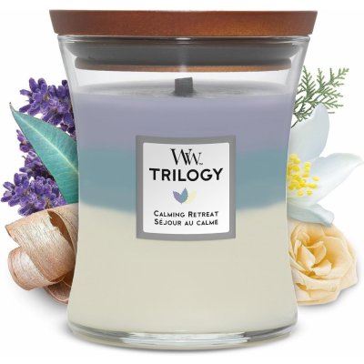 WoodWick Trilogy Calming Retreat 275 g – Sleviste.cz