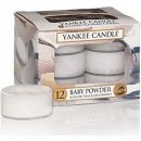 Svíčka Yankee Candle Baby Powder 12 x 9,8 g