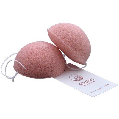 Konjac konjaková houbička s růžovým francouzským jílem – Zboží Dáma