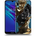 Pouzdro Picasee silikonové Huawei Y6 2019 - Black Gold čiré – Zbozi.Blesk.cz