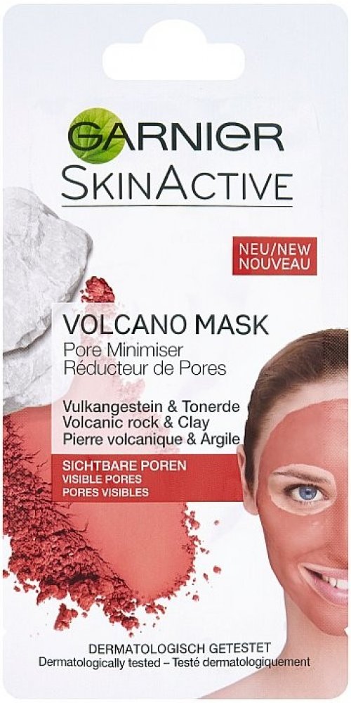 Garnier Skin Active Volcano Mask hřejivá pleťová maska 8 | Srovnanicen.cz
