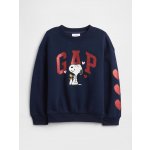 GAP Baby mikina & Peanuts Snoopy Tmavě modrá – Zboží Dáma