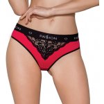 Passion PS001 Panties Red-Black – Sleviste.cz