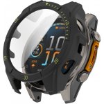 VSECHNONAMOBIL 93786 LUNET FULL COVER Plastový kryt se sklem pro Garmin Fenix 8 AMOLED 47mm BLACK GREEN – Zboží Živě