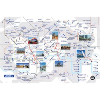 Podložka na stůl PP 60 x 40 cm London – Zboží Dáma