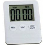 Popron.cz Kuchyňská minutka s LCD displejem a magnetem - bílá – Zboží Dáma