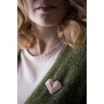 StehlikDesign brož Srdce růžové 0170 – Zboží Dáma