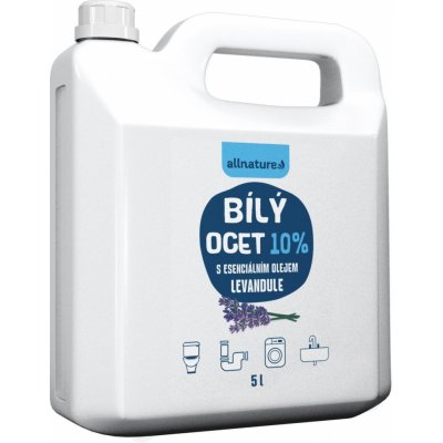 ALLNATURE Bílý ocet 10 % s vůní levandule 5 l – Hledejceny.cz