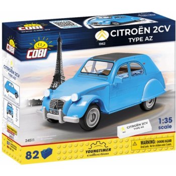COBI 24511 Youngtimer Automobil Citroën 2CV ,,Kachna" TYPE AZ 1962