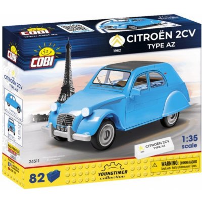 COBI 24511 Youngtimer Automobil Citroën 2CV ,,Kachna" TYPE AZ 1962 – Zboží Mobilmania